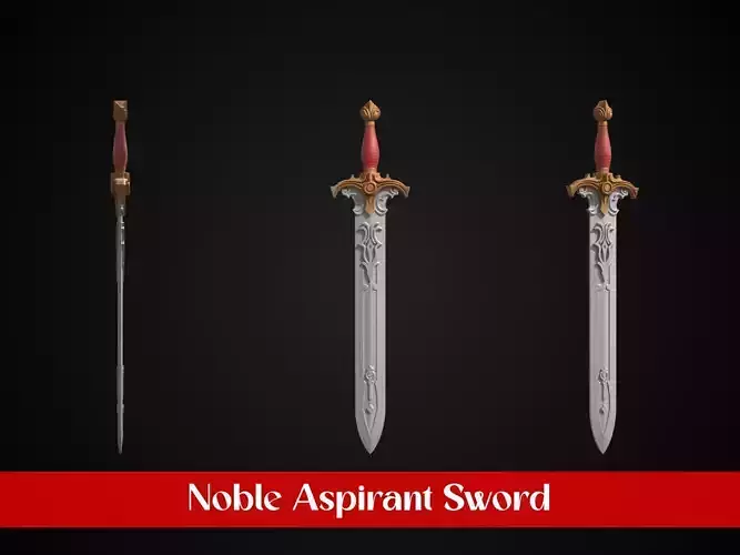 Stylized Lionheart Sword - Noble Aspirant