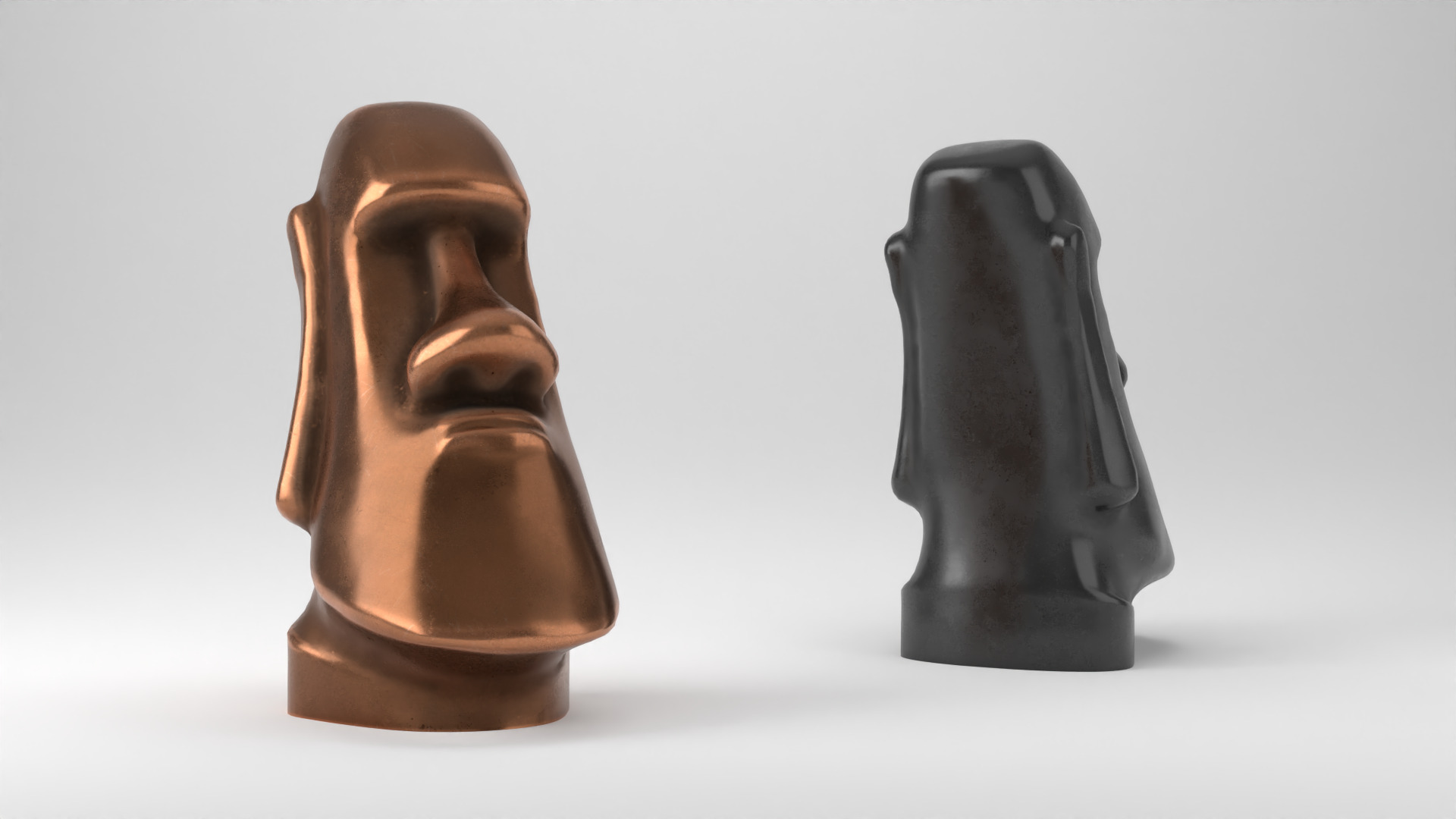 Rapu Nui Moai statue printable 3D print model_13
