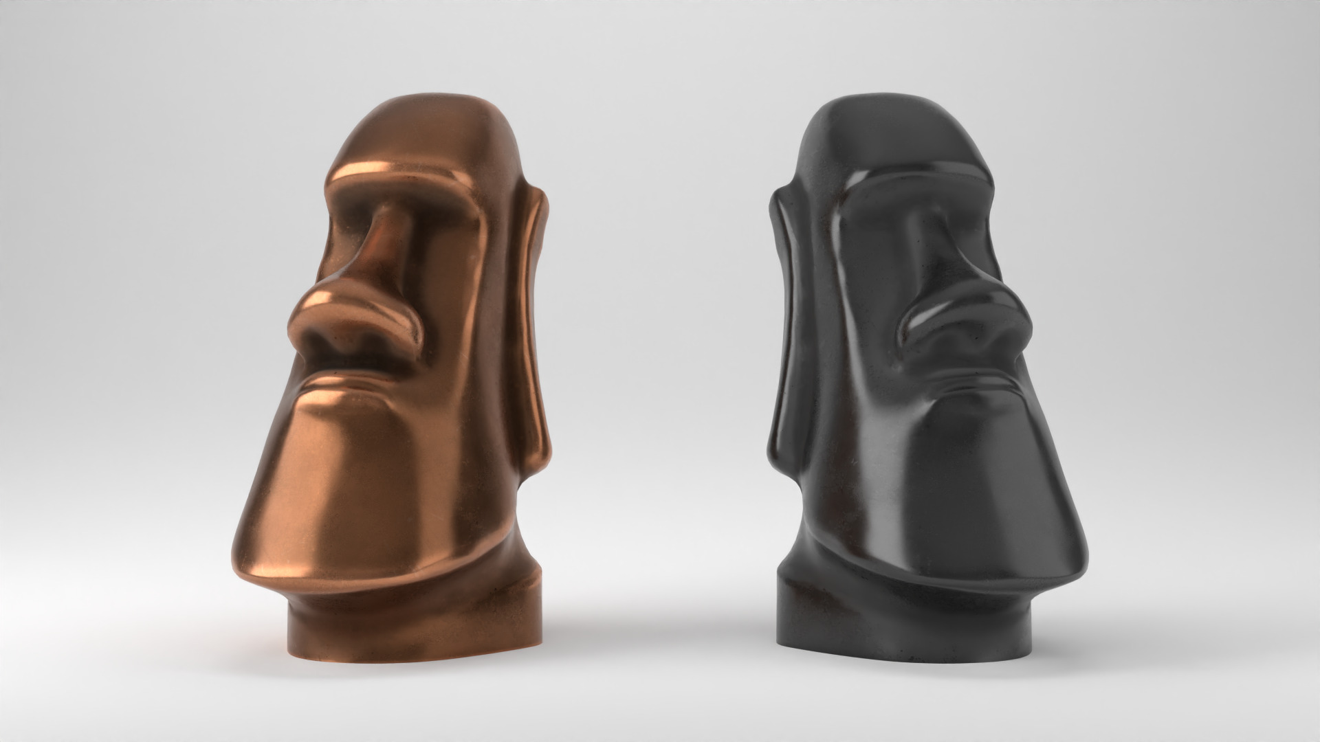 Rapu Nui Moai statue printable 3D print model_7