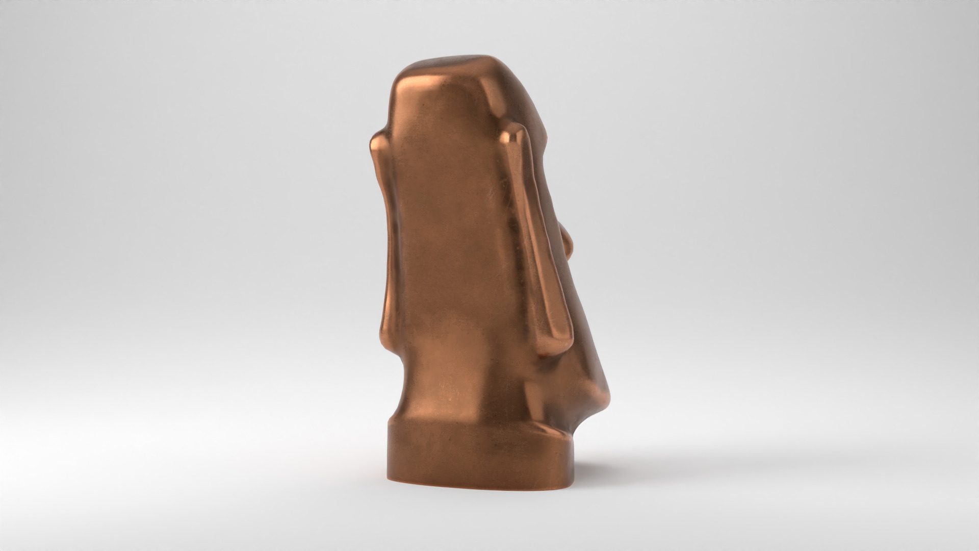 Rapu Nui Moai statue printable 3D print model_2