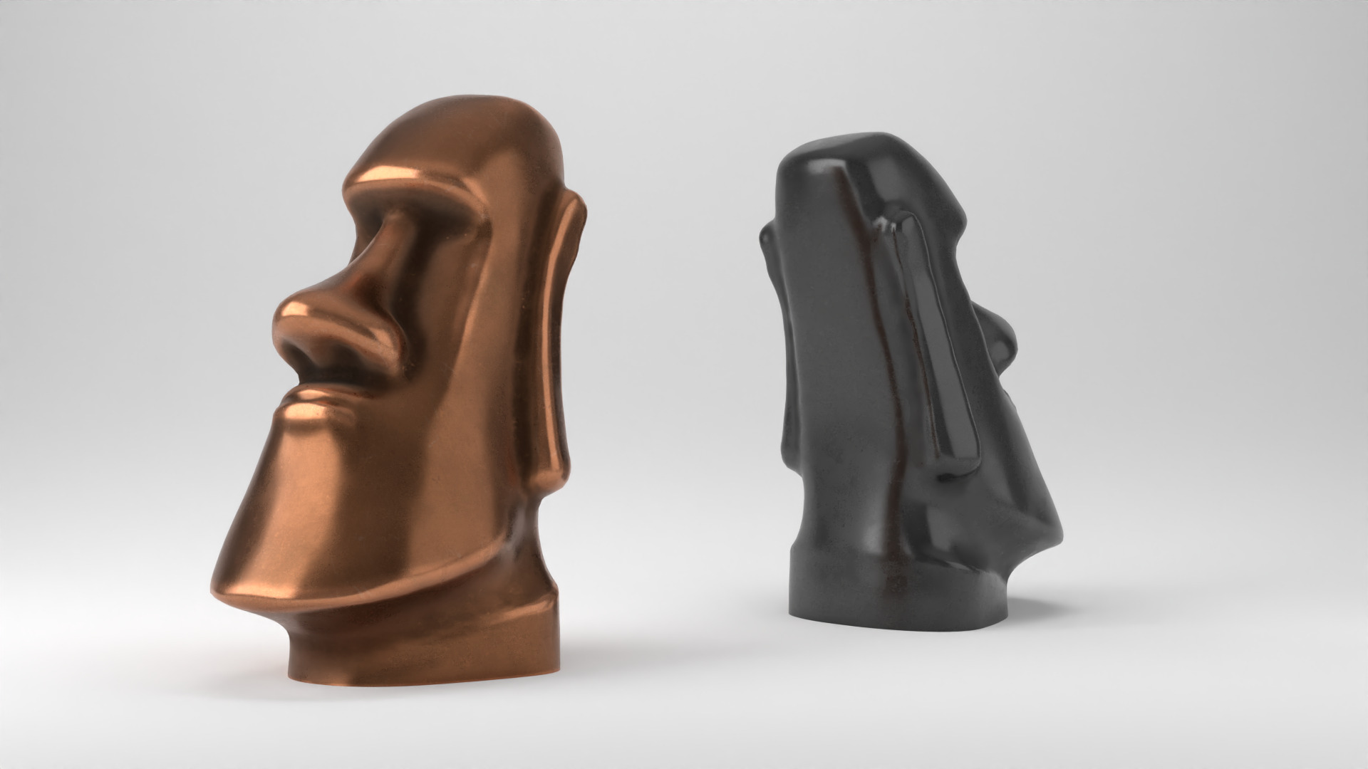 Rapu Nui Moai statue printable 3D print model_10