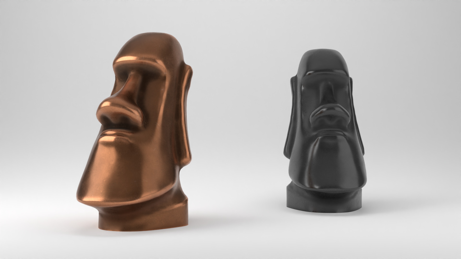 Rapu Nui Moai statue printable 3D print model_12