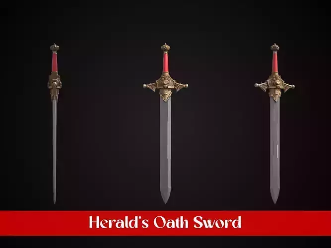 Stylized Lionheart Sword - Heralds Oath