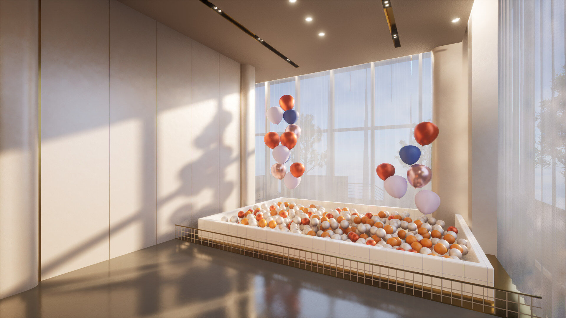 Celebration Event Place - Cafe A 3D model_5