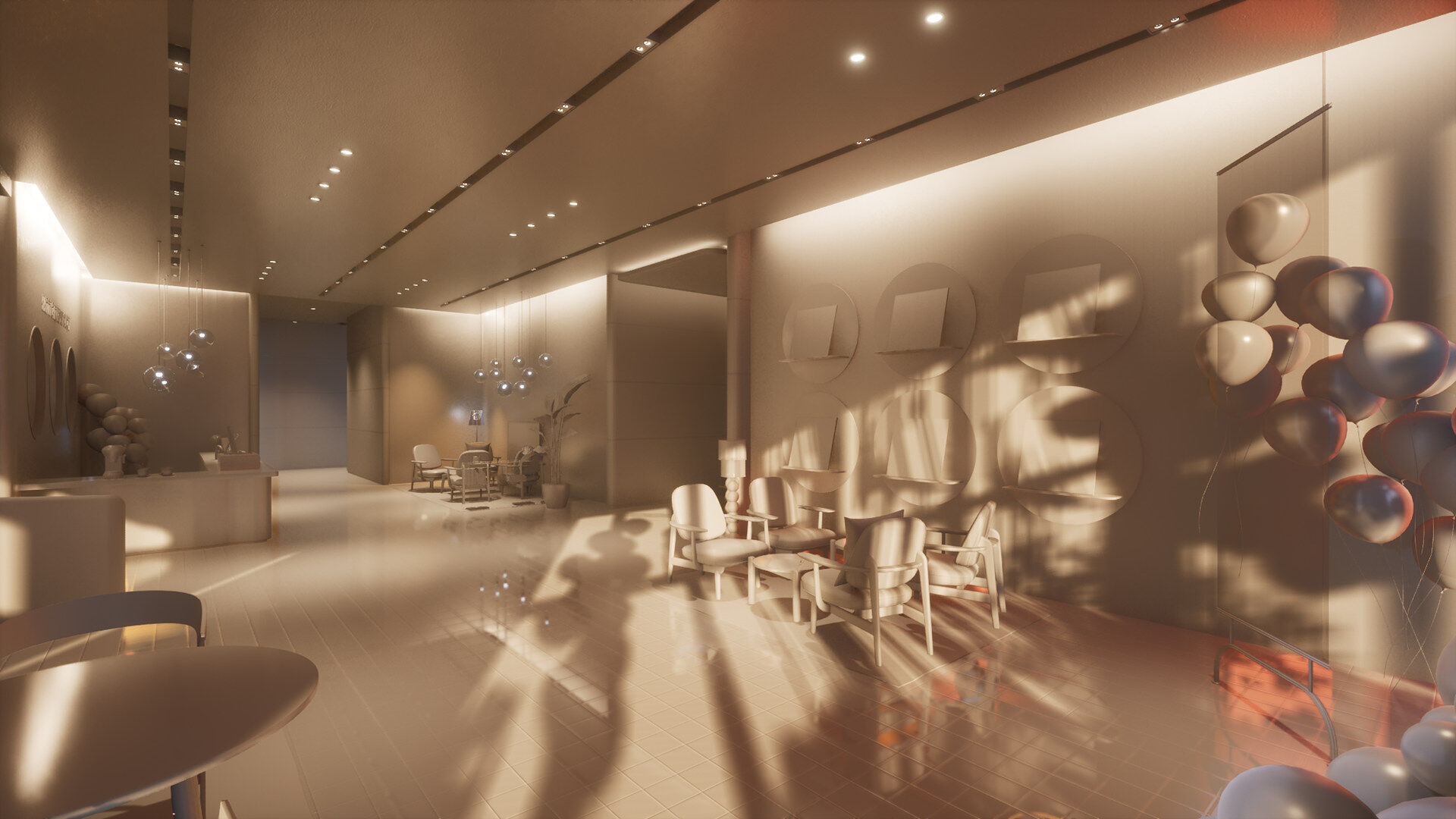 Celebration Event Place - Cafe A 3D model_18