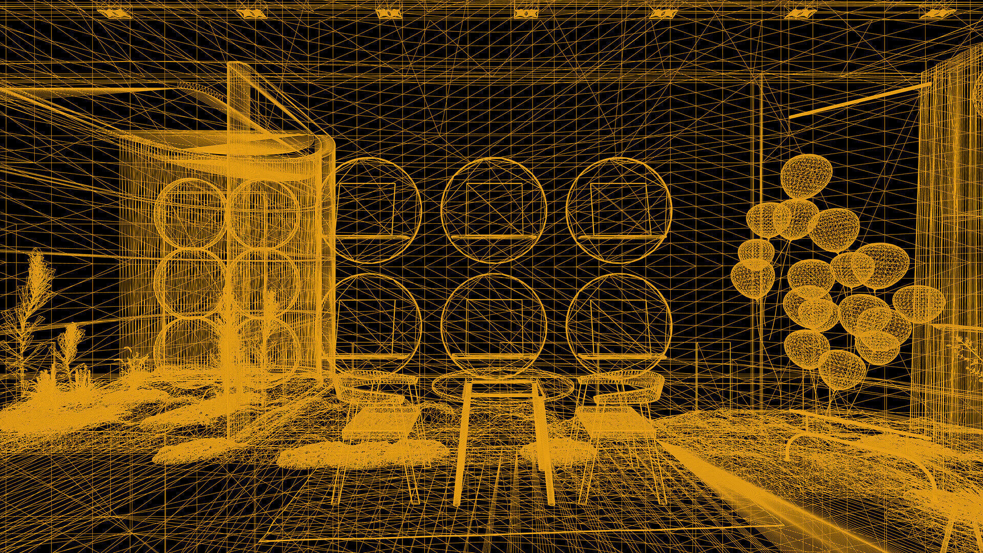 Celebration Event Place - Cafe B 3D model_31