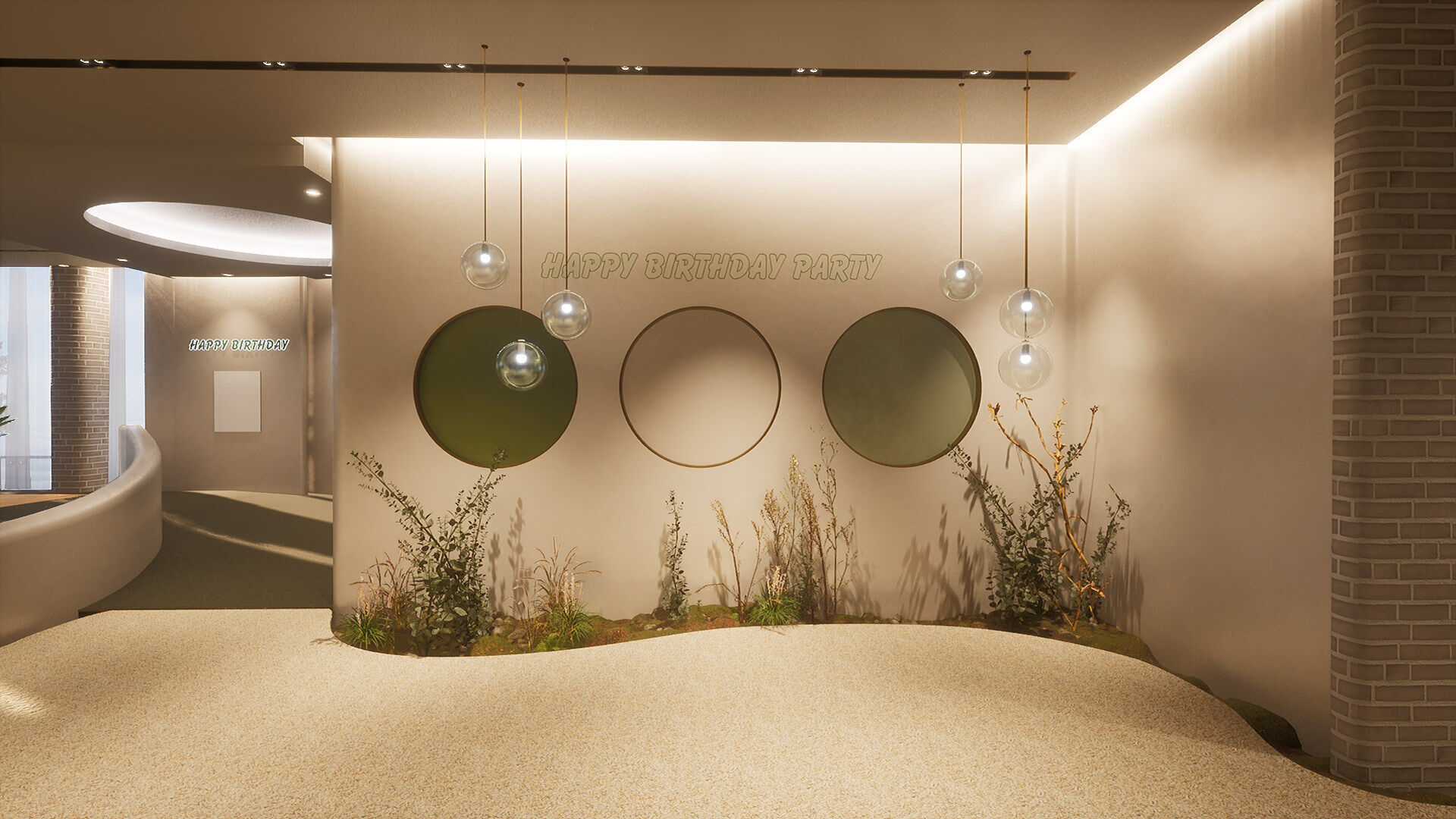 Celebration Event Place - Cafe B 3D model_6