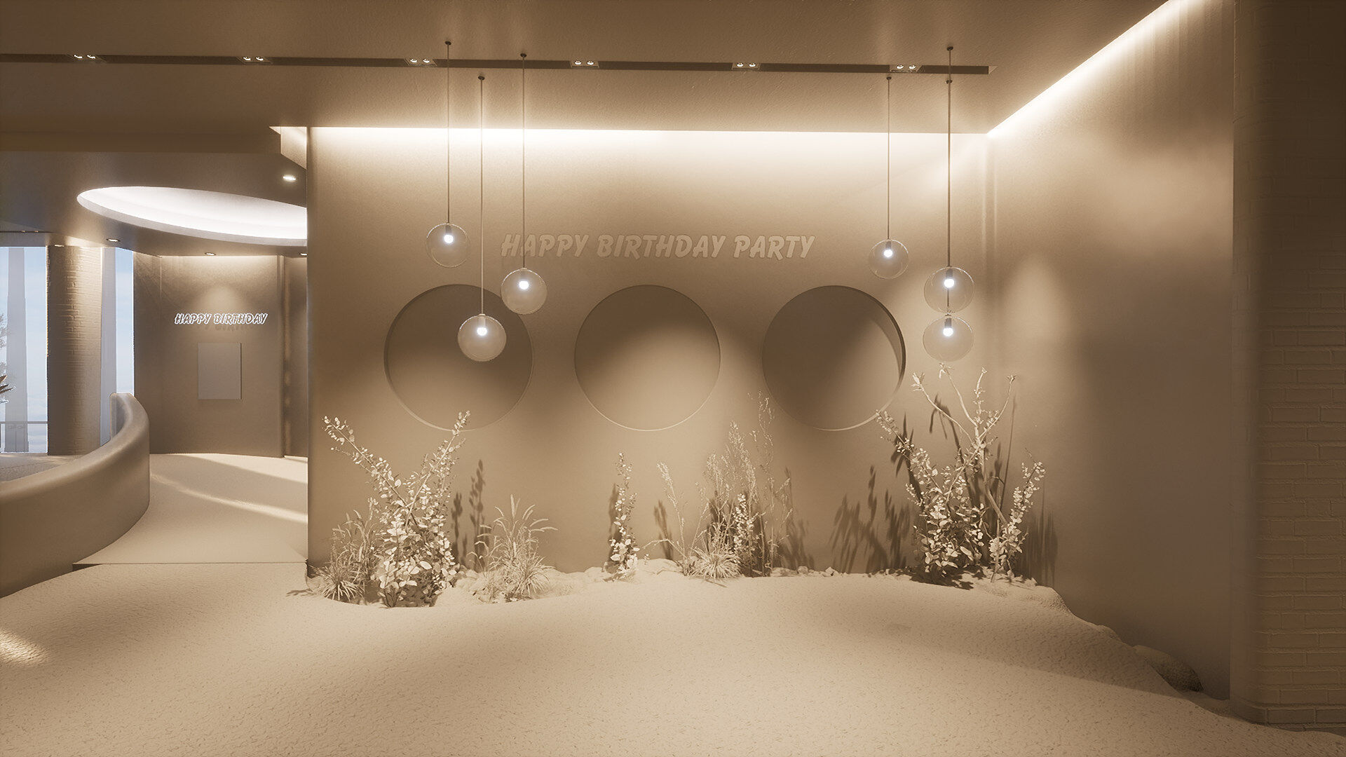 Celebration Event Place - Cafe B 3D model_17