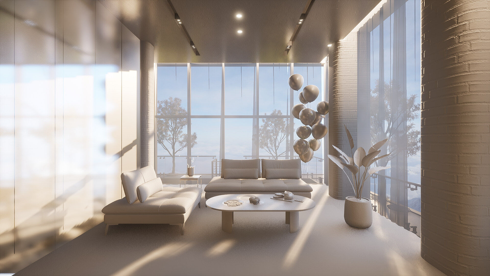 Celebration Event Place - Cafe B 3D model_15