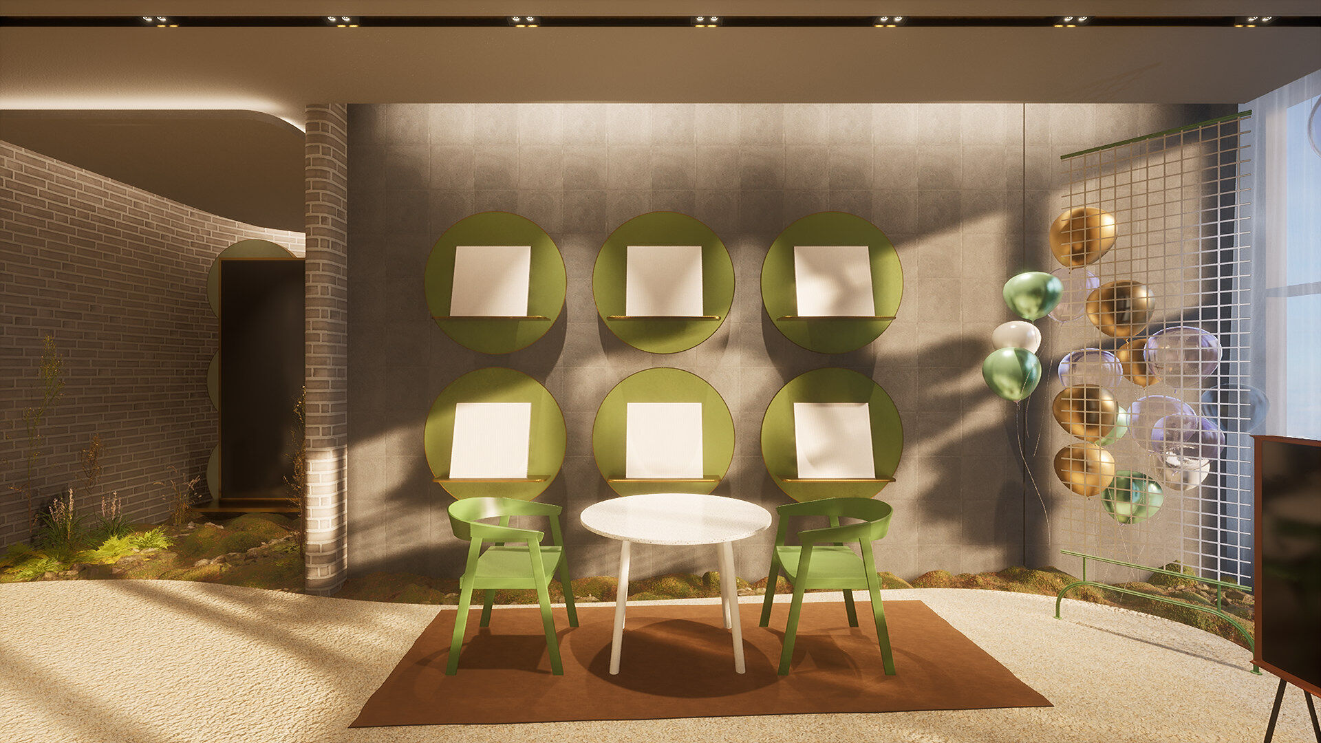 Celebration Event Place - Cafe B 3D model_9