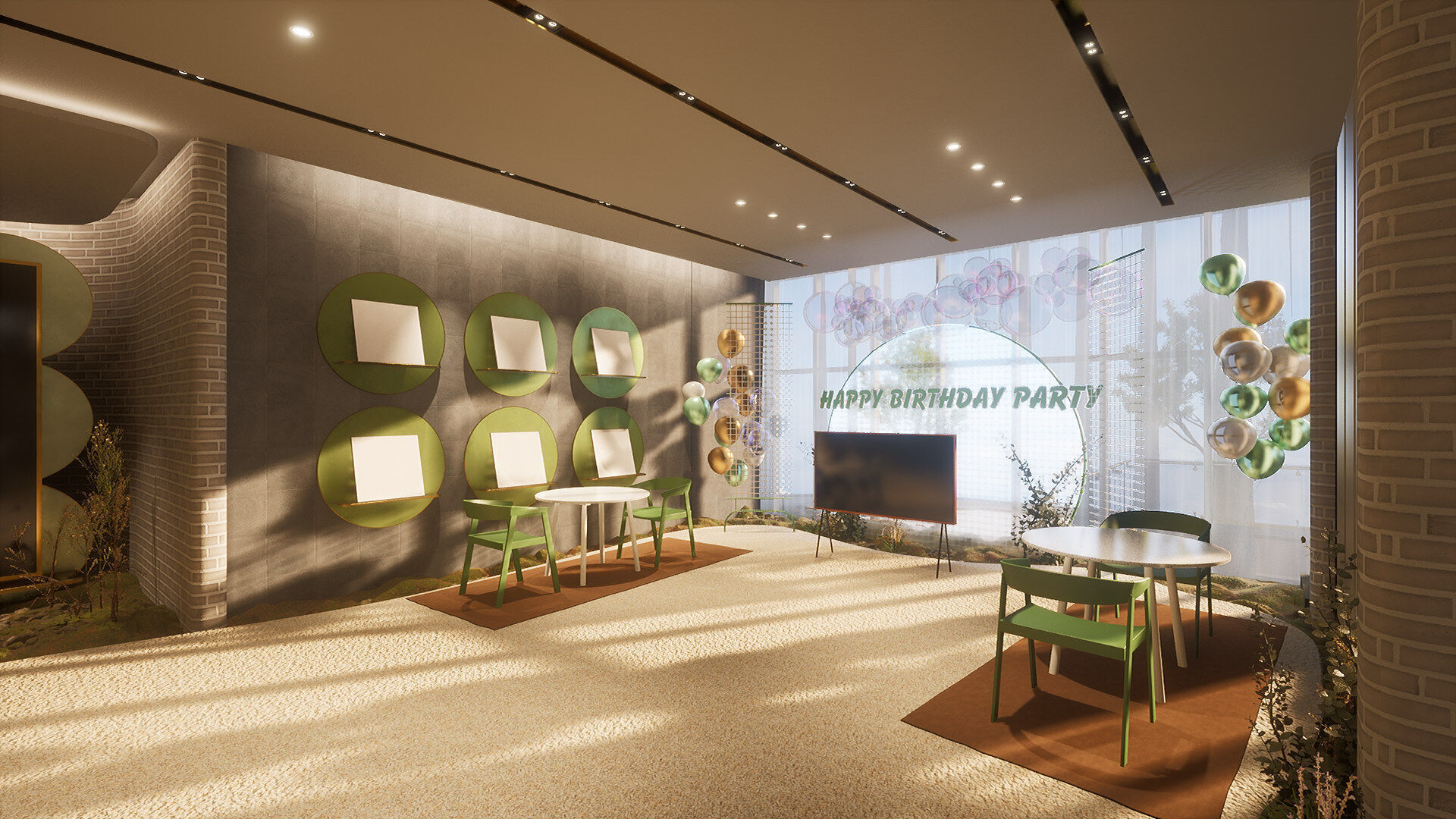 Celebration Event Place - Cafe B 3D model_5