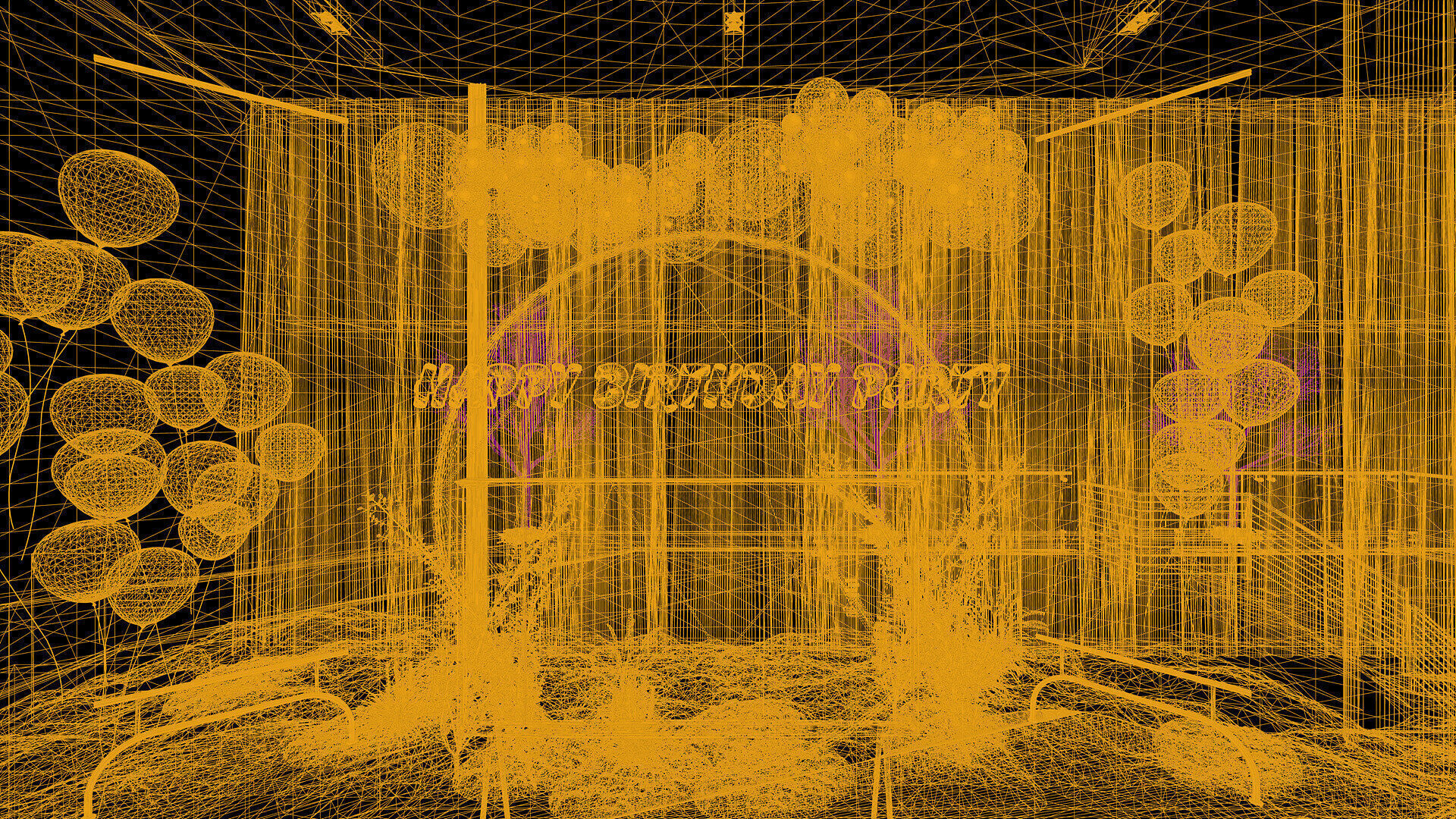 Celebration Event Place - Cafe B 3D model_30