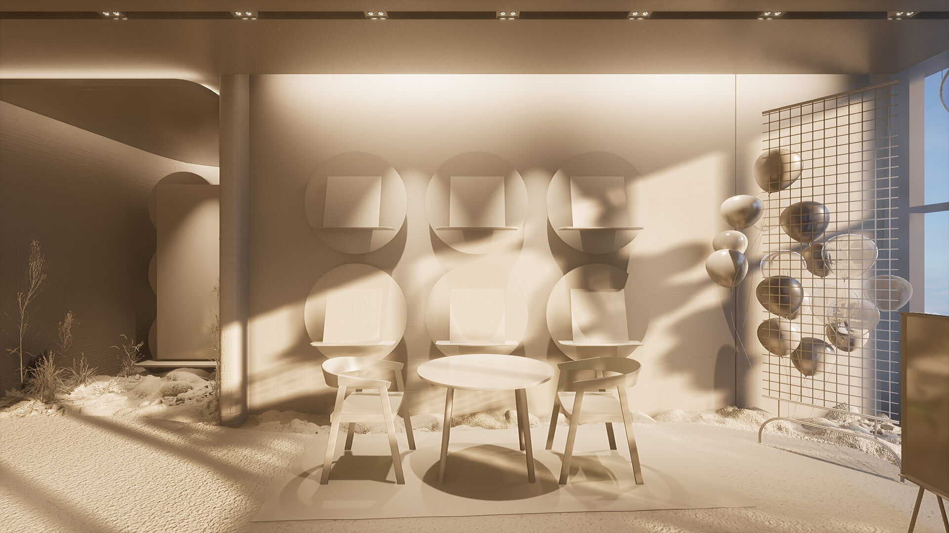 Celebration Event Place - Cafe B 3D model_20