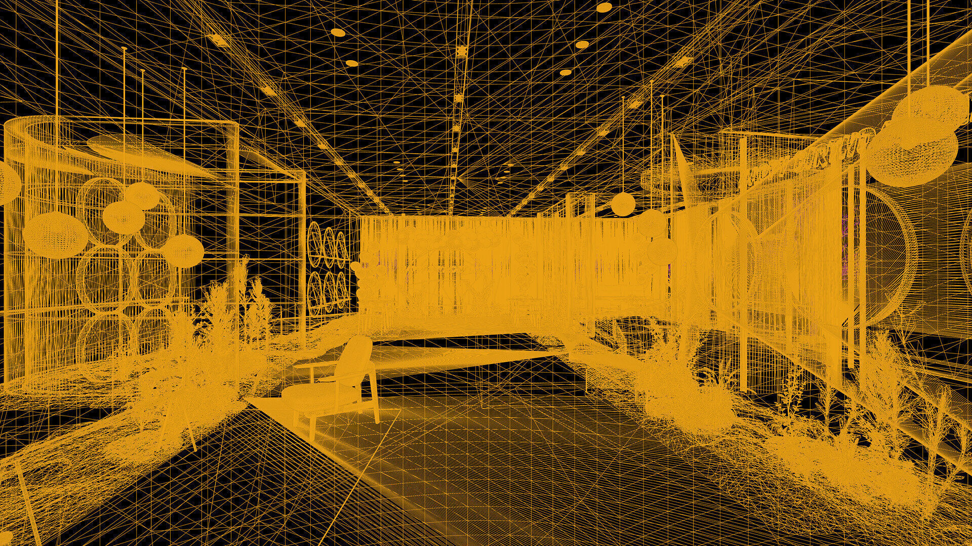 Celebration Event Place - Cafe B 3D model_23