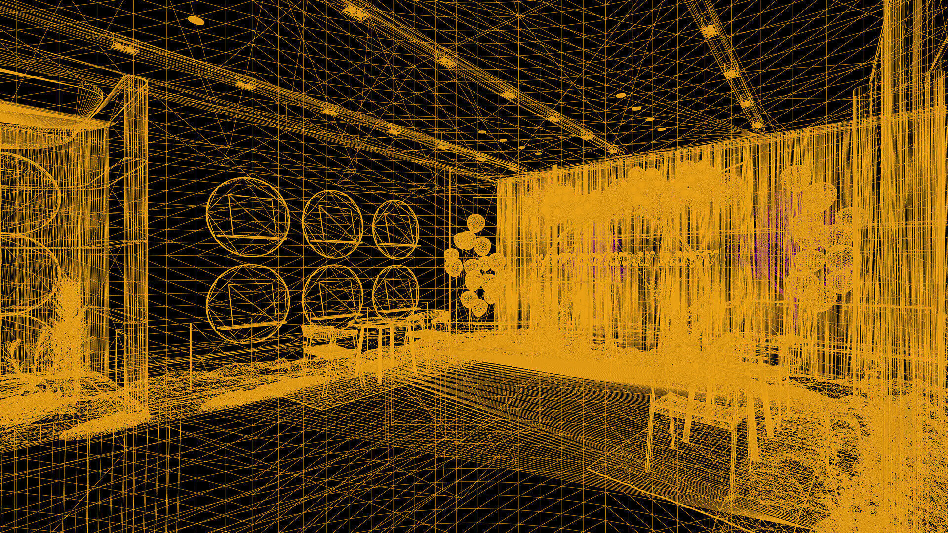 Celebration Event Place - Cafe B 3D model_27