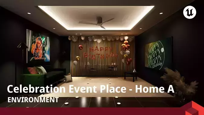Celebration Event Place - Home A 3D model