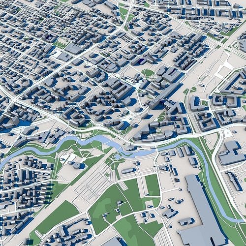 Vantaa City Finland 3D model