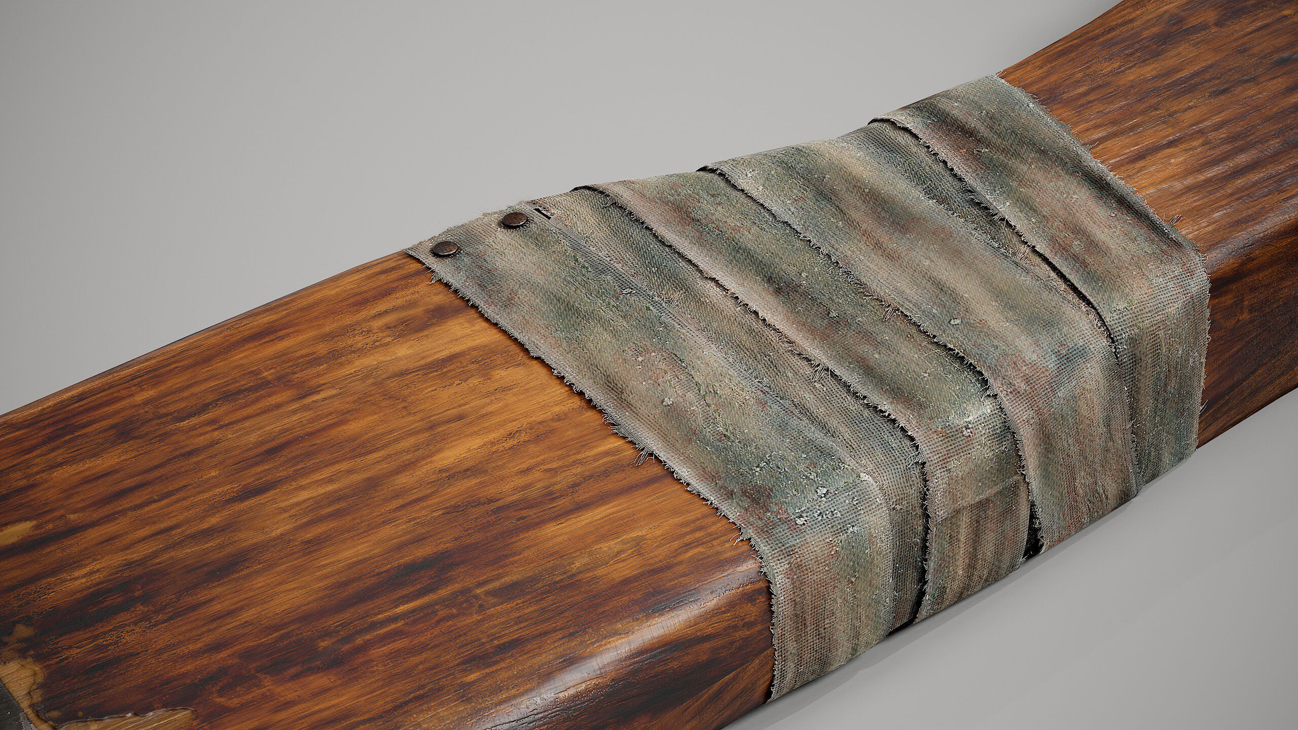 AK47 Gun Low-poly 3D model_4