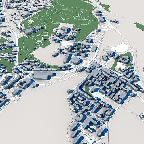 Savonlinna Town Finland 3D model