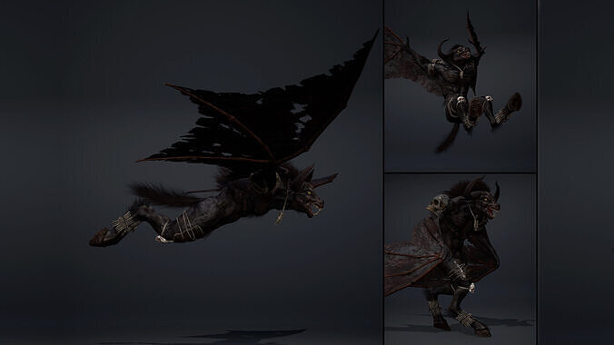 Nightwhisper 1 Brutal Low-poly 3D model