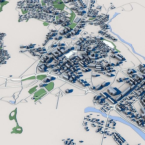 Hamina Town Finland 3D model