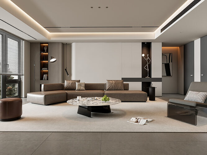 Italian living room 24 3D model