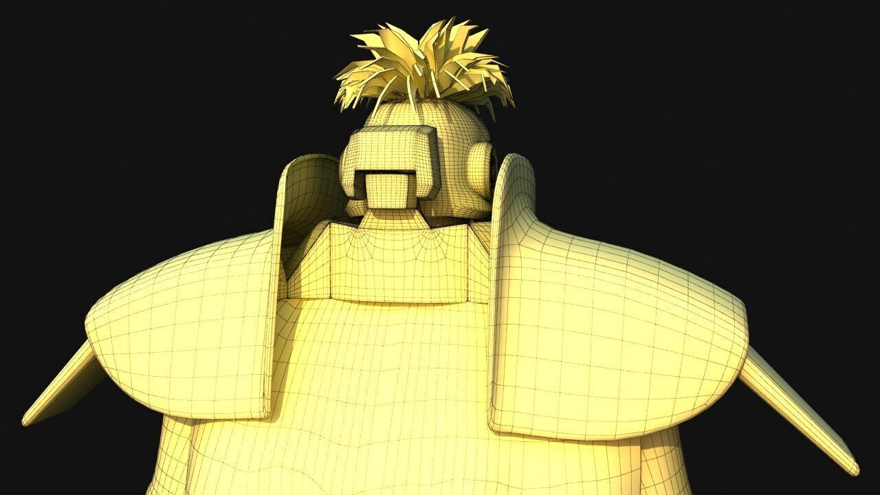 Futuristic Soldier version 2 3D model_29