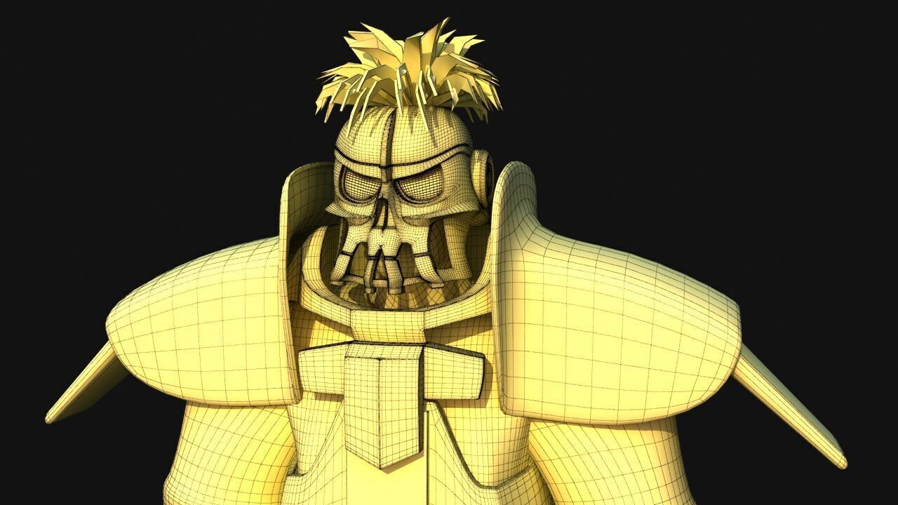 Futuristic Soldier version 2 3D model_28