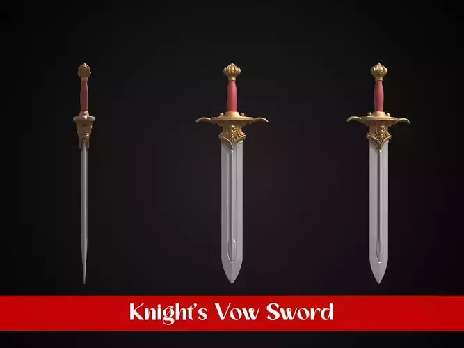 Stylized Lionheart Sword - Knights Vow