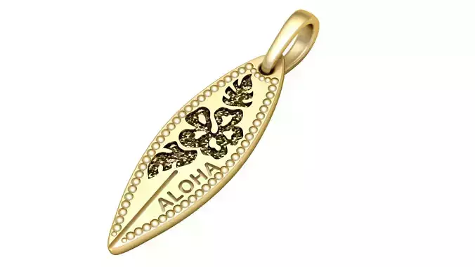 Aloha Pendant  3D print model