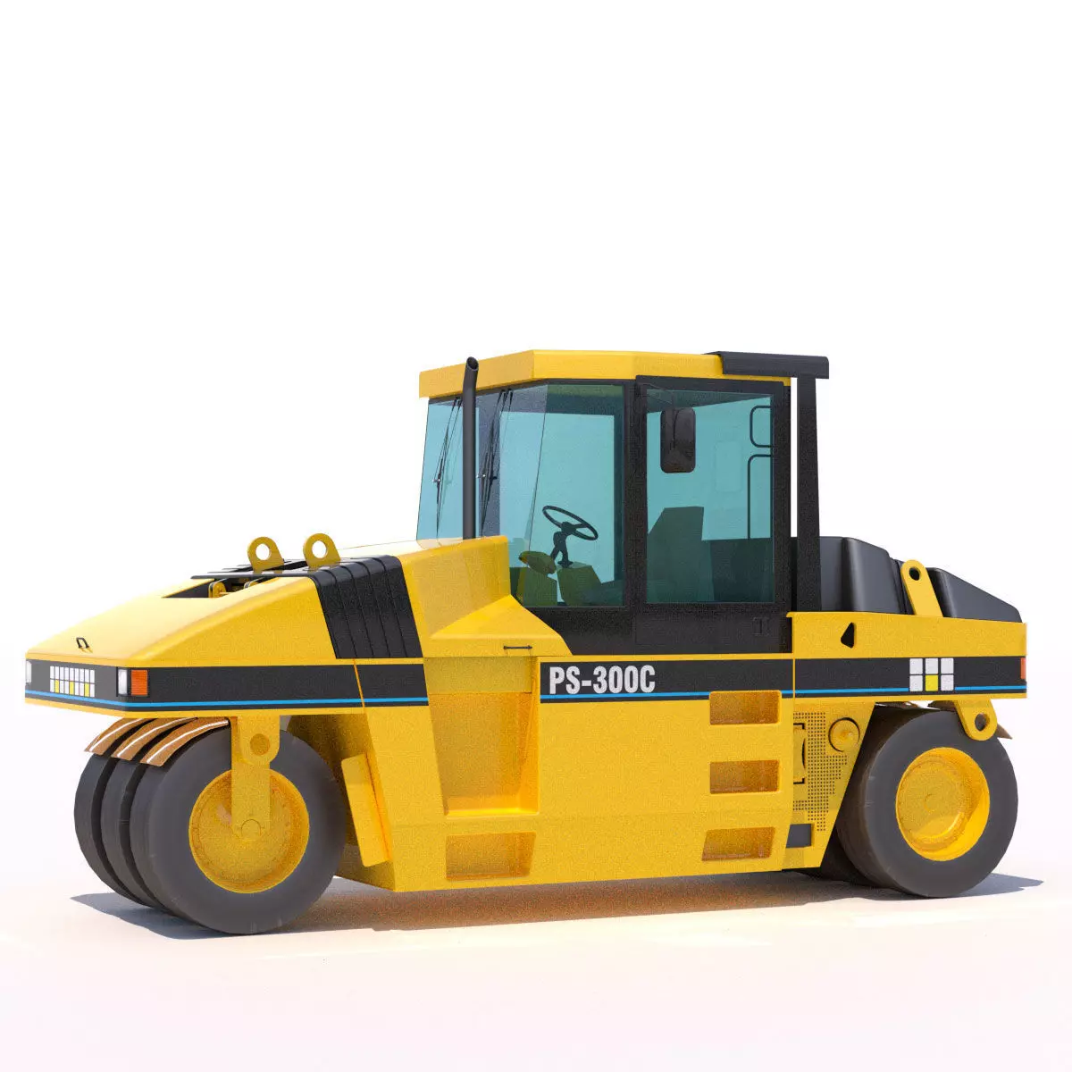 Cat PS300C Pneumatic Asphalt Paver 3D model
