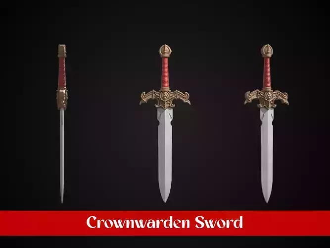Stylized Lionheart Sword - Crownwarden