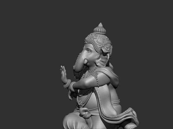 DANCING GANESHA  3D print model