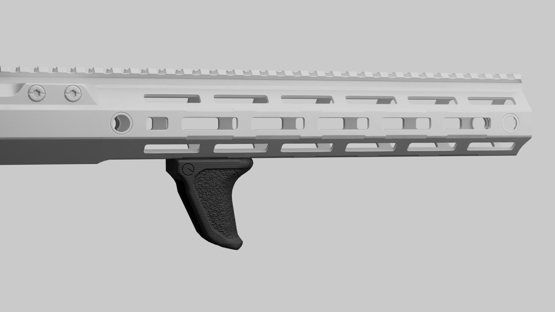 Emissary Handbrake X M-LOK Grip Low-poly 3D model_3