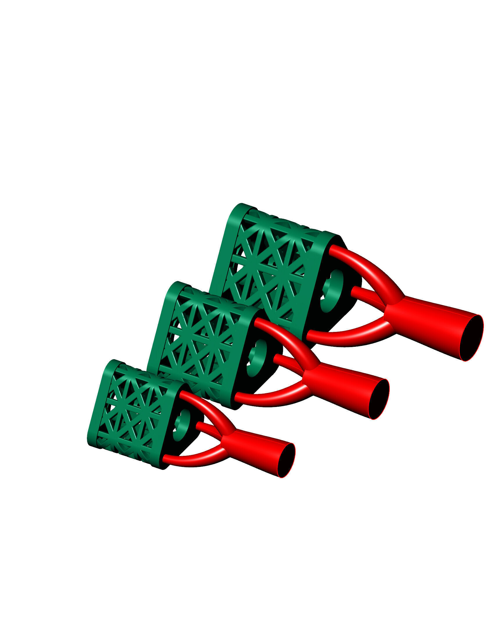 3 SIZE TRIANGLE BEADS OR BALLS READY TO PRINT 3D print model_1