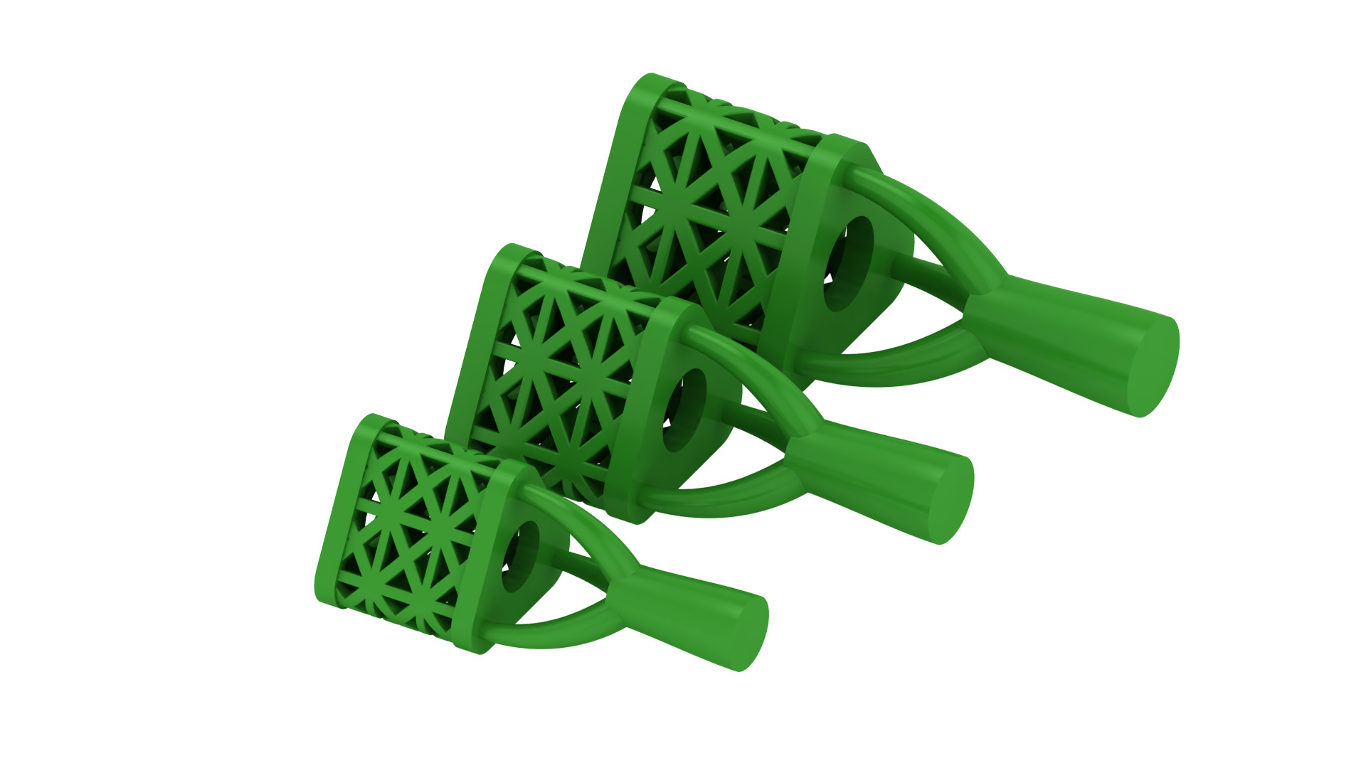 3 SIZE TRIANGLE BEADS OR BALLS READY TO PRINT 3D print model_2