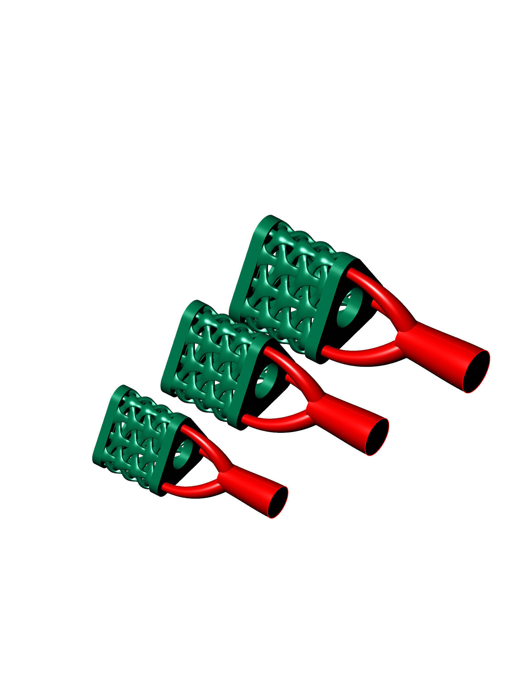 3 SIZE TRIANGLE BEADS OR BALLS READY TO PRINT 3D print model_1