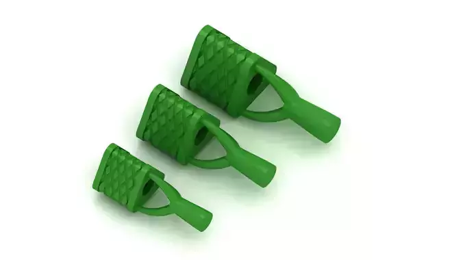 3 SIZE TRIANGLE BEADS OR BALLS READY TO PRINT 3D print model