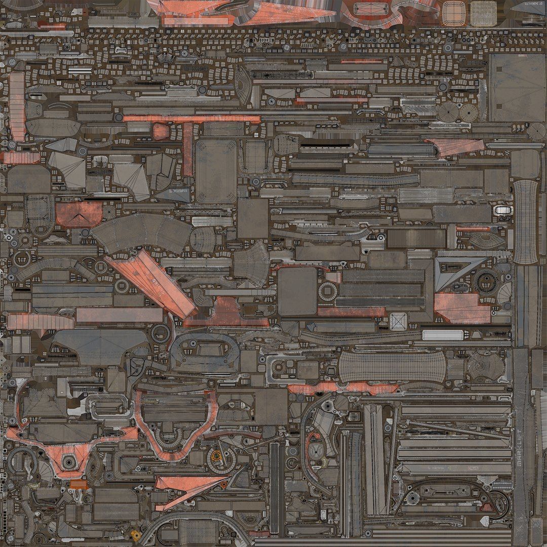  Dusty Forklift Trucks All PBR Unity UE Textures 3D Model Collection_23