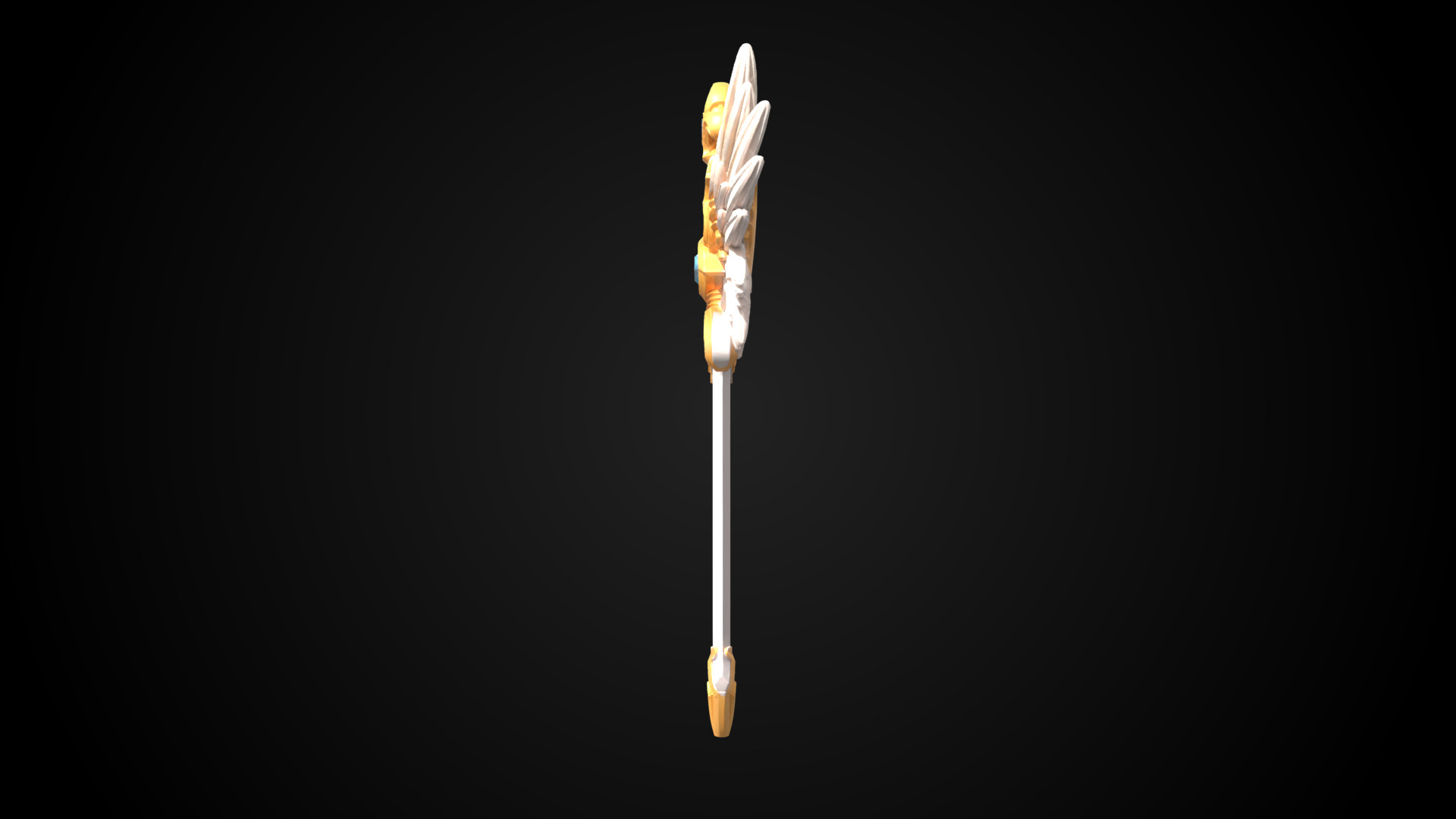 Stylized Sword - Paladin Sword Aegis Talon - Game Ready 3D model_7