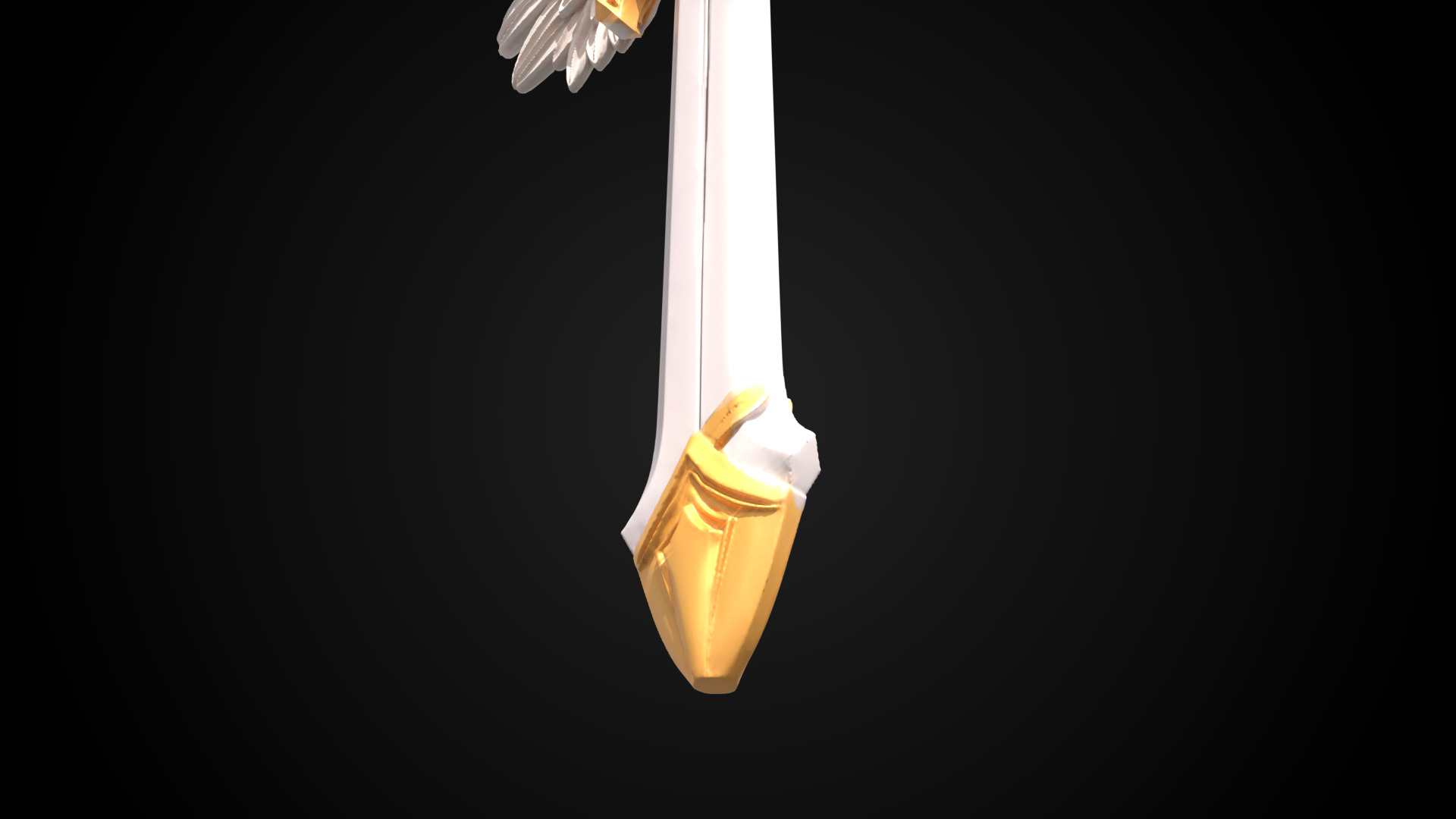 Stylized Sword - Paladin Sword Aegis Talon - Game Ready 3D model_10