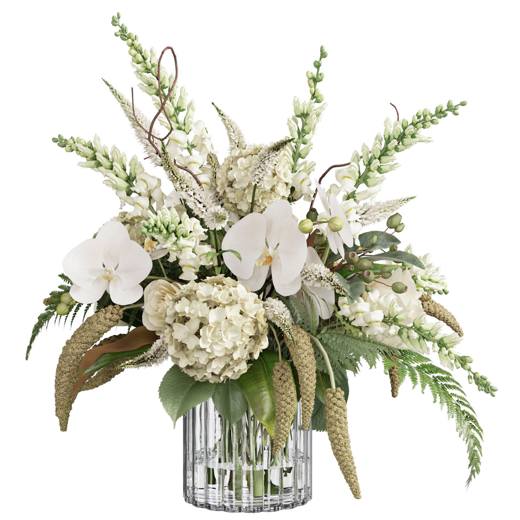 Flower In Vase 58 3D model_1