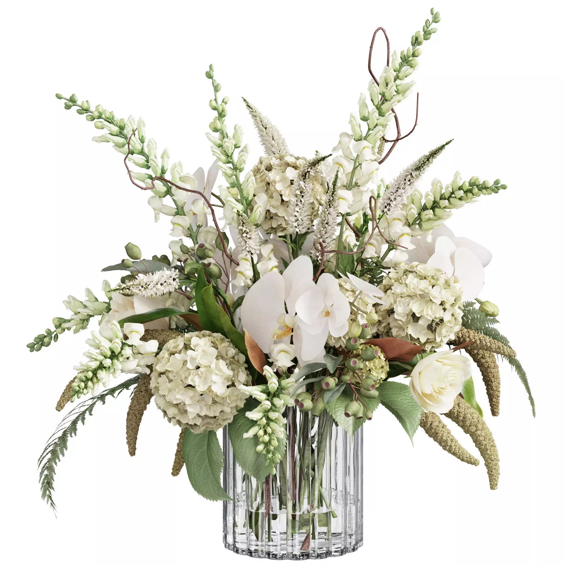 Flower In Vase 58 3D model_0