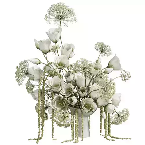 Flower In Vase 59 3D model Flower In Vase 59 3D model