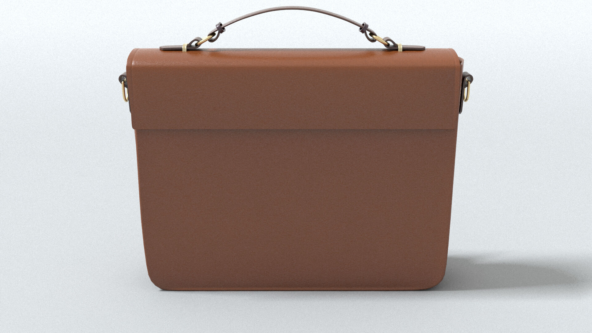 laos Leather Bag Low-poly 3D model_3