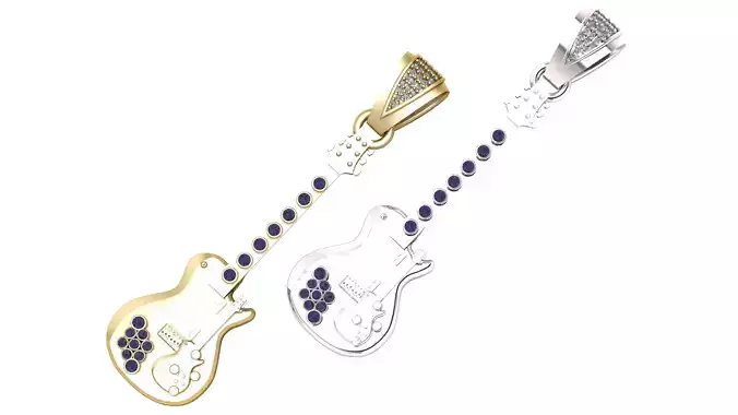Guitar Pendant 