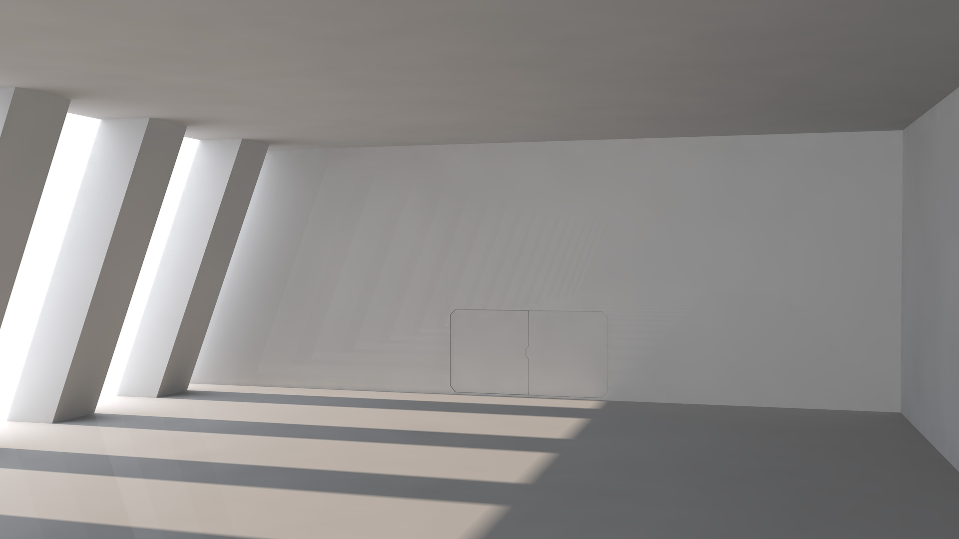 Sci Fi Warehouse Free 3D model_2