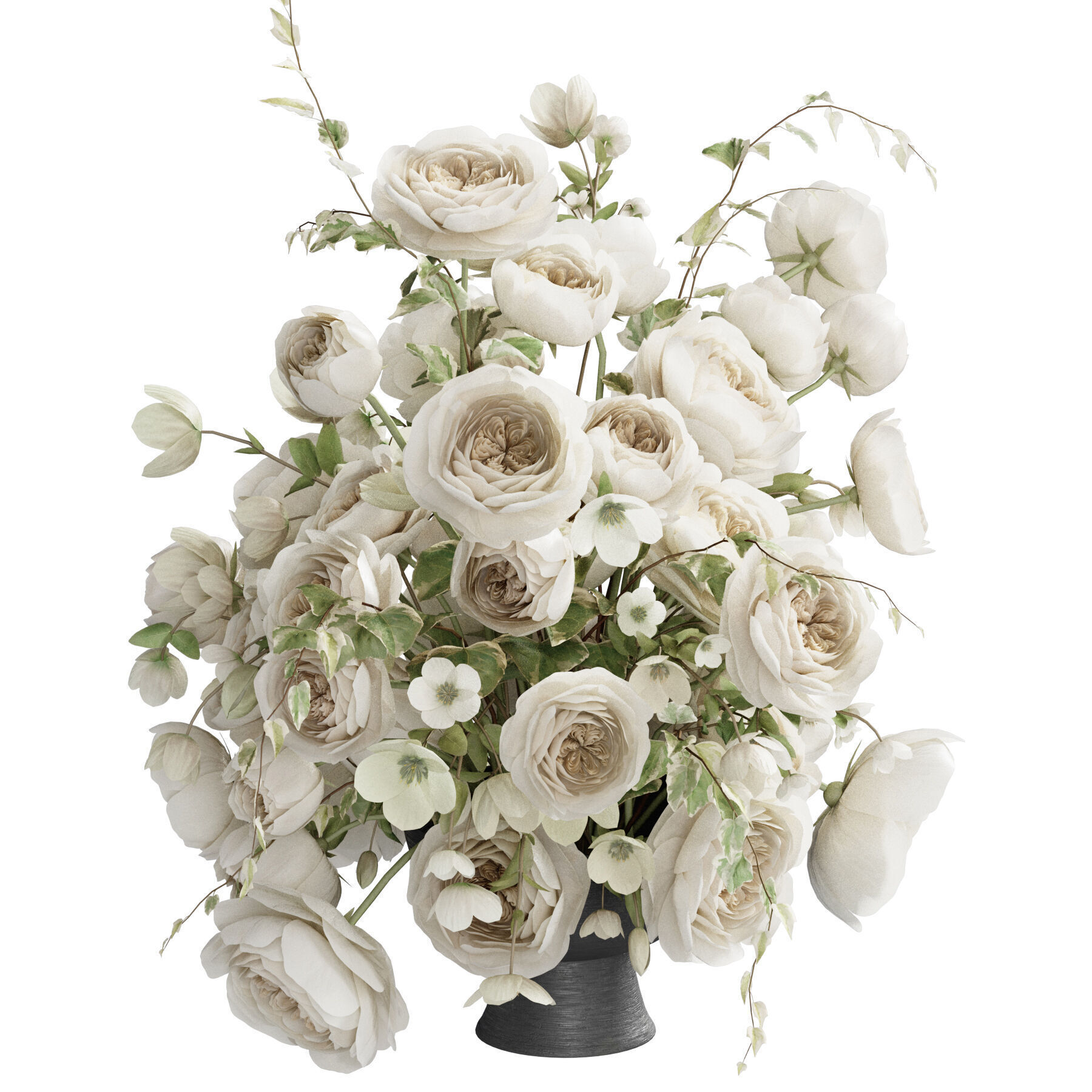 Flower In Vase 60 3D model_2