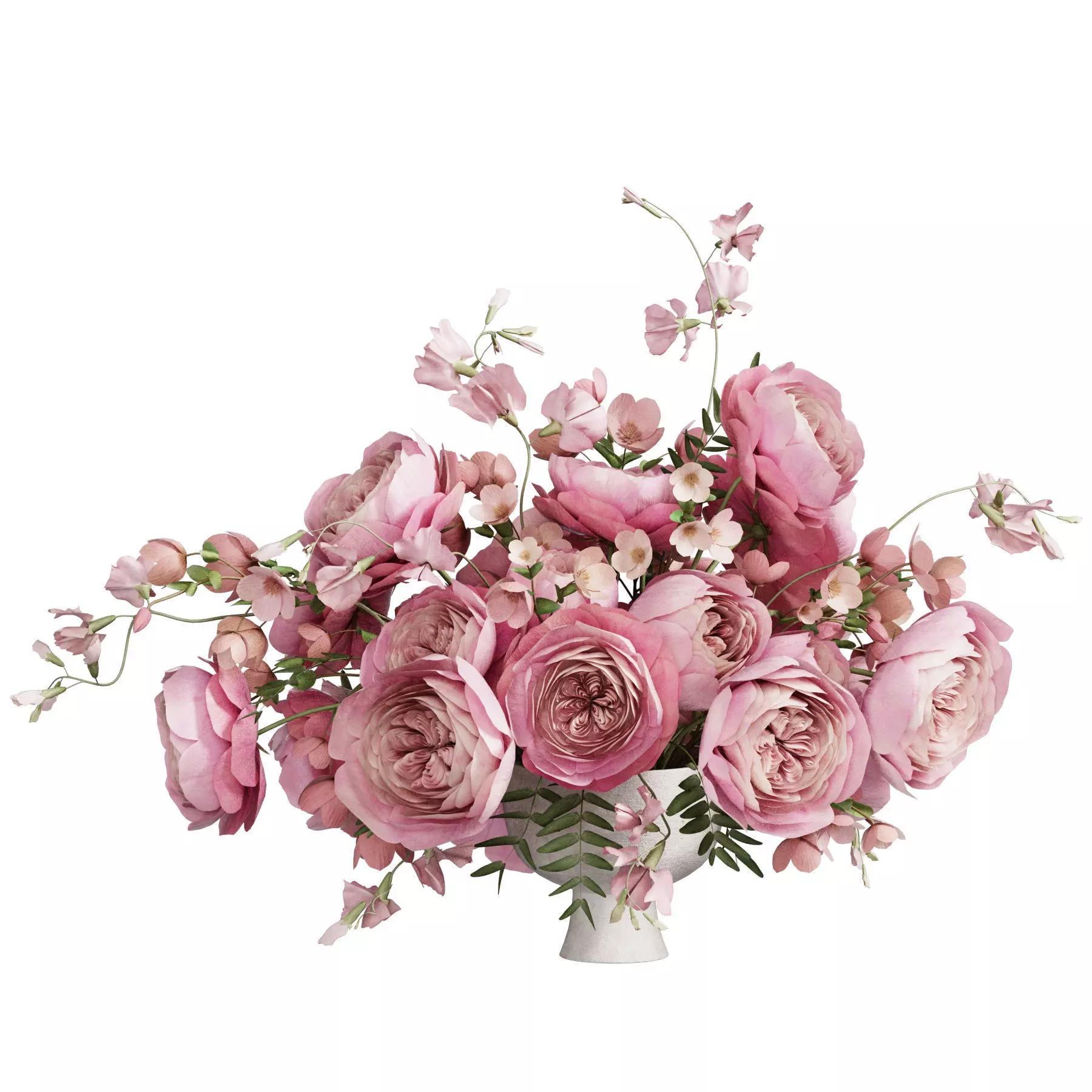 Flower In Vase 61 3D model_0