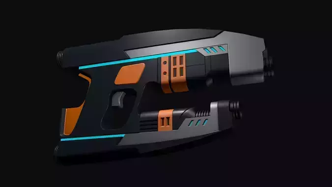 Sci Fi Gun 3D model